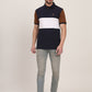 Multicolor Striped Slim Fit Polo T-Shirt | JadeBlue