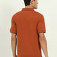Brown Solid Slim Fit Polo T-Shirt | Greenfibre