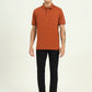 Brown Solid Slim Fit Polo T-Shirt | Greenfibre
