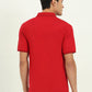 Red Solid Slim Fit Polo T-Shirt | Greenfibre