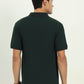 Bottle Green Solid Slim Fit Polo T-Shirt | Greenfibre