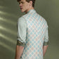Cream Printed Waistcoat | Greenfibre