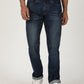 Tinted Dark Blue Washed Slim Fit Jeans | Greenfibre