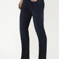 Deep Indigo Blue Solid Narrow Fit Jeans | Greenfibre