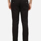 Black Solid Super Slim Fit Casual Trouser | Greenfibre