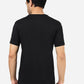 Black Printed Slim Fit T-Shirt | Greenfibre