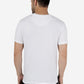 White Printed Slim Fit T-Shirt | Greenfibre