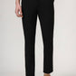 Black Solid Neo Fit Casual Trouser | Greenfibre