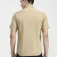 Beige Solid Smart Fit Semi Casual Shirt | Greenfibre