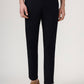 Navy Blue Solid Neo Fit Casual Trouser | Greenfibre