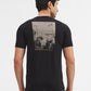 Black Printed Slim Fit T-Shirt | Greenfibre