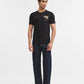 Black Printed Slim Fit T-Shirt | Greenfibre