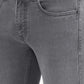 Mid Grey Solid Narrow Fit Jeans | Greenfibre
