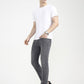 Mid Grey Solid Narrow Fit Jeans | Greenfibre