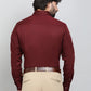 Maroon Solid Slim Fit Party Wear Shirt | Greenfibre