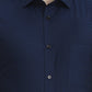 Sailor Blue Solid Slim Fit Formal Shirt | Greenfibre