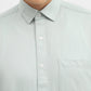 Sky Blue Solid Tailored Fit Semi Casual Shirt | Greenfibre