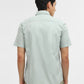 Sky Blue Solid Tailored Fit Semi Casual Shirt | Greenfibre