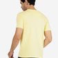 Light Yellow Printed Slim Fit T-Shirt | Greenfibre