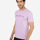 Violet Printed Slim Fit T-Shirt | Greenfibre