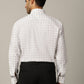 White Printed Regular Fit Formal Shirt | JadeBlue