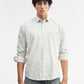 Green Printed Smart Fit Semi Casual Shirt | Greenfibre