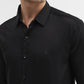 Black Solid Slim Fit Casual Shirt | Greenfibre