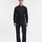 Black Solid Slim Fit Casual Shirt | Greenfibre