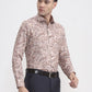 Fawn Printed Slim Fit Party Wear Shirt | Greenfibre