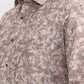 Fawn Printed Slim Fit Party Wear Shirt | Greenfibre