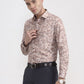 Fawn Printed Slim Fit Party Wear Shirt | Greenfibre