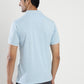 Light Blue Solid Slim Fit Polo T-Shirt | Greenfibre