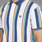 Multicolor Striped Slim Fit Polo T-Shirt | GreenFibre