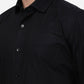 Black Solid Slim Fit Formal Shirt | Greenfibre