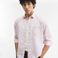 Pink Printed Smart Fit Semi Casual Shirt | Greenfibre