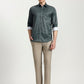 Green Printed Smart Fit Semi Casual Shirt | Greenfibre