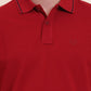 Red Solid Slim Fit Polo T-Shirt | Greenfibre