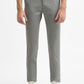 Grey Solid Super Slim Fit Casual Trouser | Greenfibre
