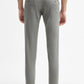 Grey Solid Super Slim Fit Casual Trouser | Greenfibre