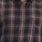 Black & Brown Checked Slim Fit Casual Shirt | Greenfibre