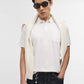 White Solid Slim Fit Polo T-Shirt | Greenfibre