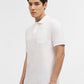 White Solid Slim Fit Polo T-Shirt | Greenfibre
