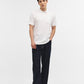White Solid Slim Fit Polo T-Shirt | Greenfibre