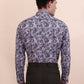 Fawn & Coffee Printed Slim Fit Party Wear Shirt | Greenfibre