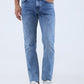 Light Blue Washed Narrow Fit Jeans | Greenfibre