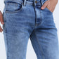 Light Blue Washed Narrow Fit Jeans | Greenfibre