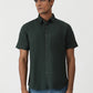 Olive Green Solid Slim Fit Casual Shirt | Greenfibre