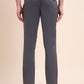 Dark Grey Solid Super Slim Fit Casual Trouser | Greenfibre