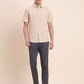 Dark Grey Solid Super Slim Fit Casual Trouser | Greenfibre