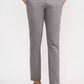 Grey Solid Super Slim Fit Casual Trouser | Greenfibre